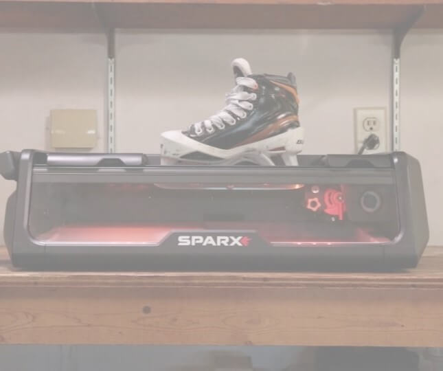 LOADING OF SKATE (GOALIE)