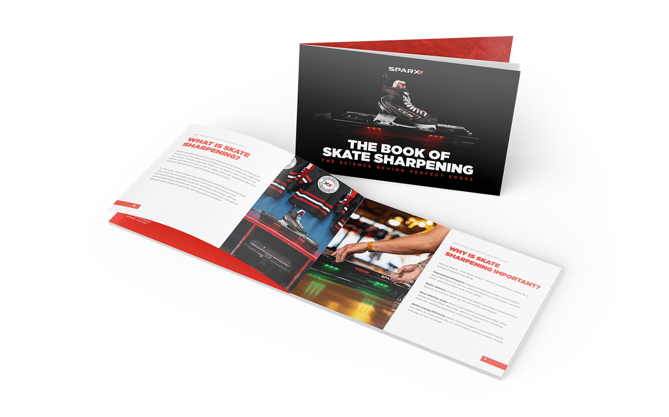 Skate Sharpening 101 Ice Hockey Skate Sharpening Guide Sparx Hockey