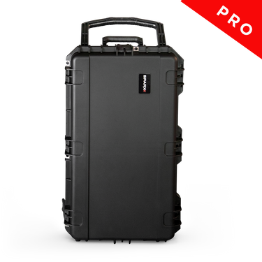 Image of Sparx Hard Travel case Pro - with Pro called out in upper corner